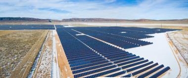 Utah’s first utility-scale solar plant. (Mike Saemisch, Scatec) 