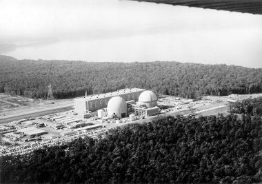 Surry Power Station. Circa 1972. US DOE photo. Public Domain. Wikimedia Commons.