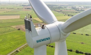 Siemens wind turbines in Scotland